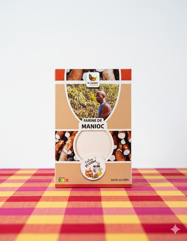 FARINE de MANIOC, traditionnelle, 300gr