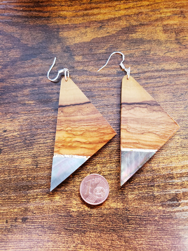 Ohrringe Mutenye/Perlmutt