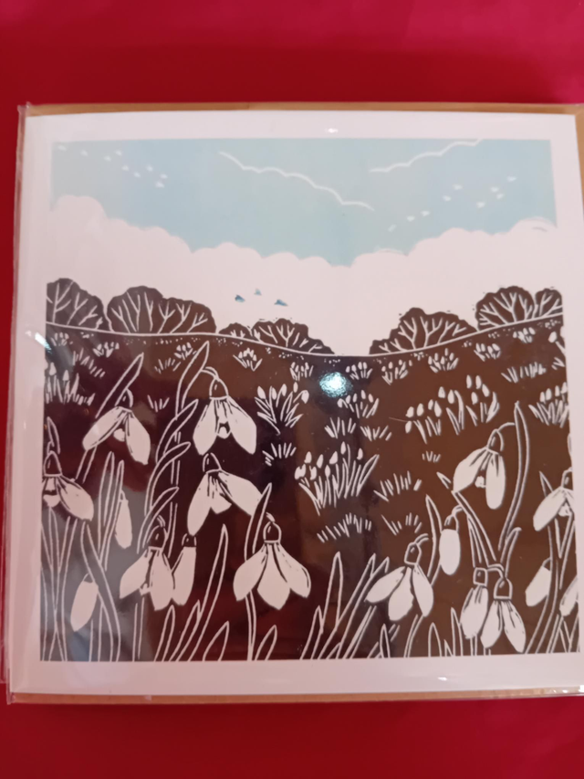 084 - First snowdrops card - Jo Biggadike 