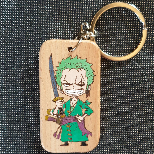 Porte-clef manga one piece, zoro