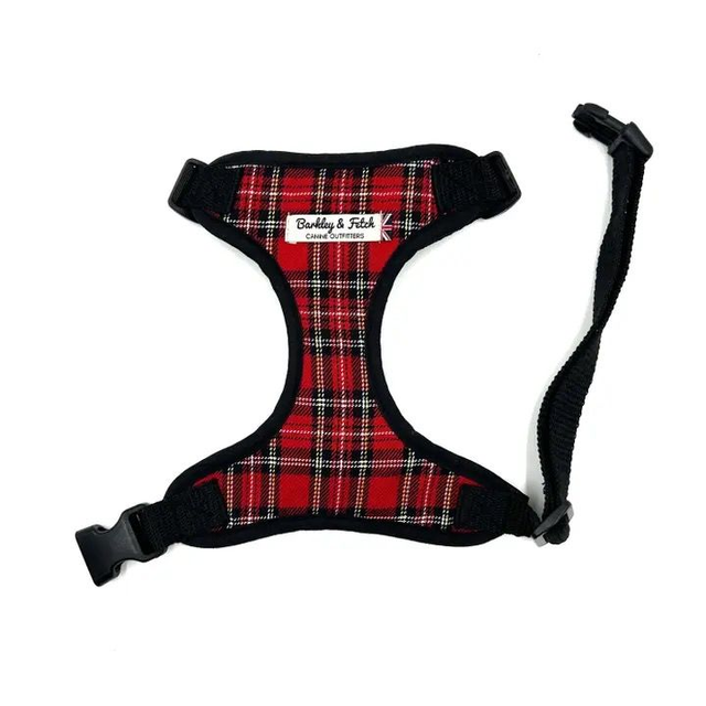 Barkley &amp; Fetch - Red Tartan Harness