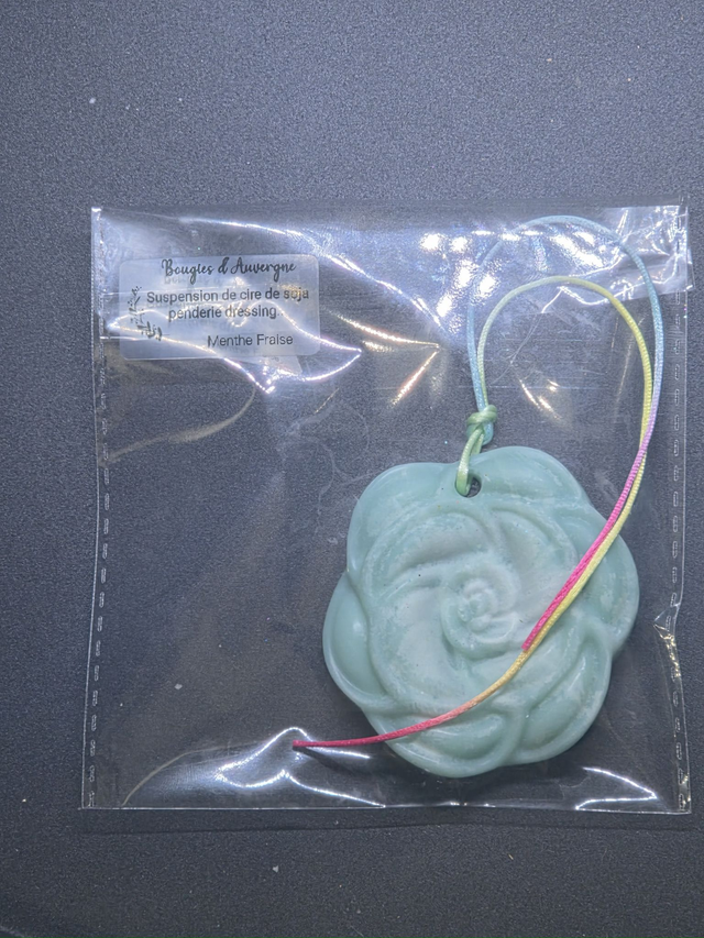 Suspension de cire de soja parfum chocolat noisette fleur