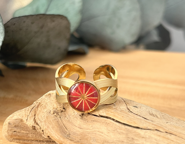 Bague ajustable acier inoxydable 