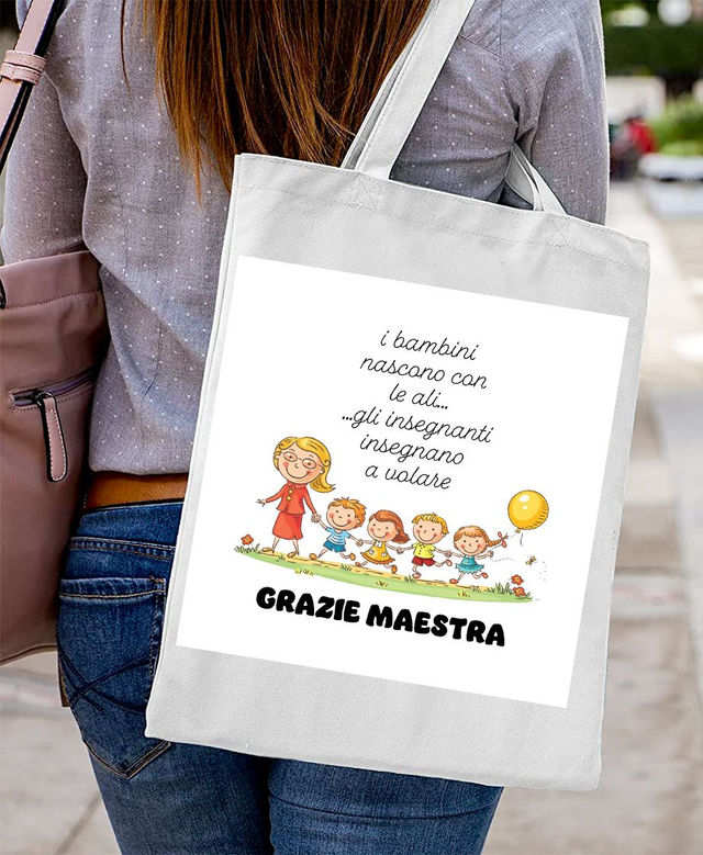 shopper MAESTRA da personalizzare 06