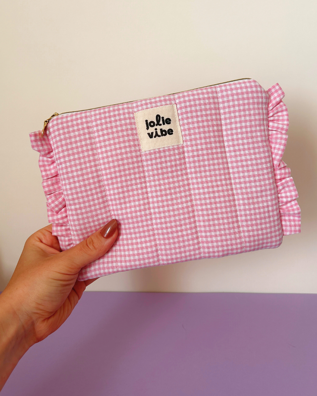 Vichy rose - Pochette 