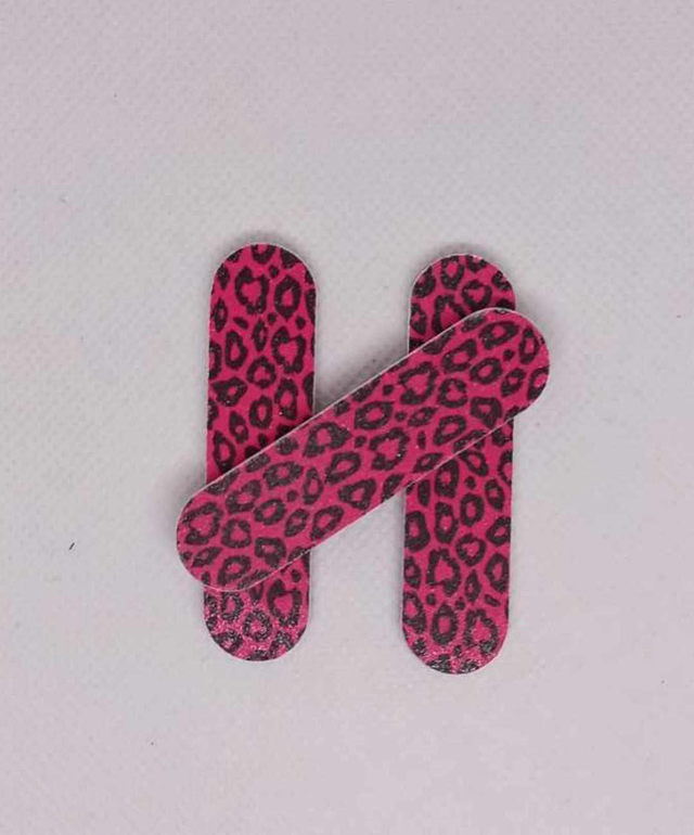 Mini lime léopard rose x3
