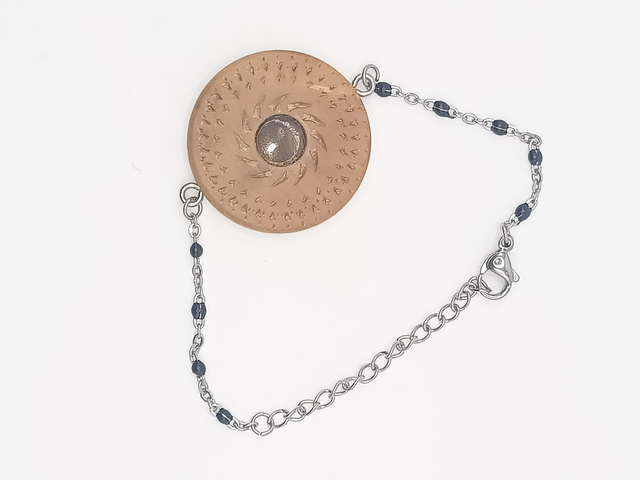  Bracelet Œil de Tigre Étoilé sur Buis