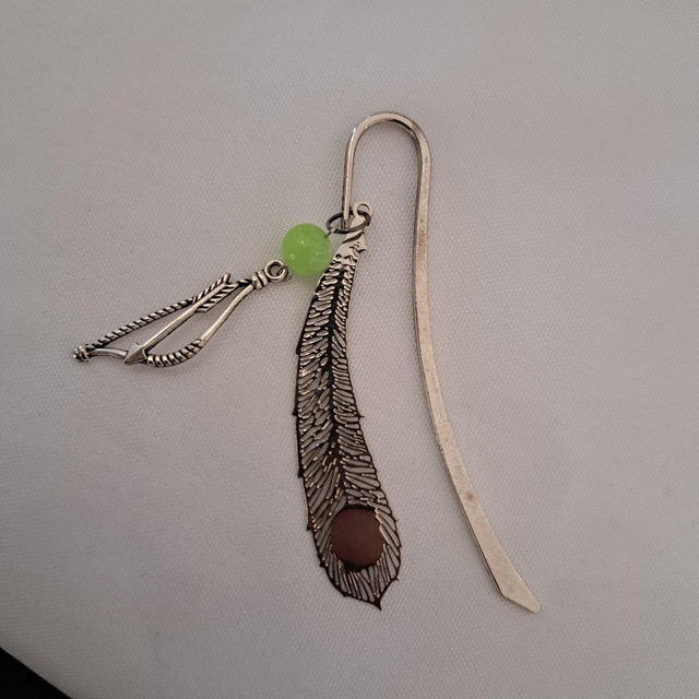 Marque-page arc et plume