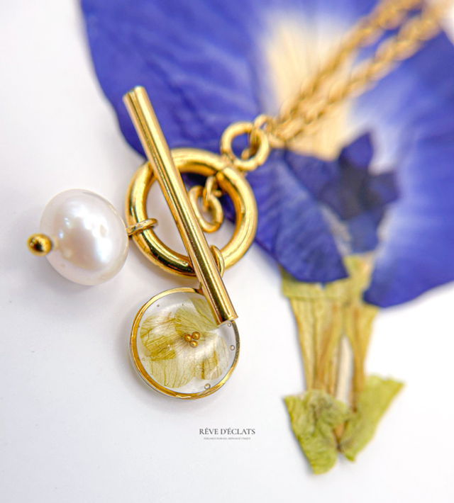 Collier - Fleur de clitoria