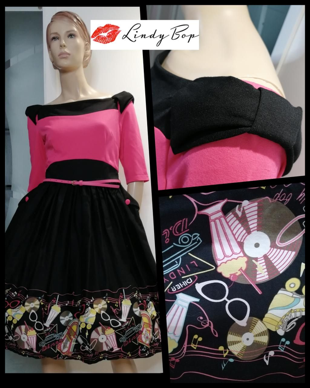 Robe Lindy Bop Black Diner T40