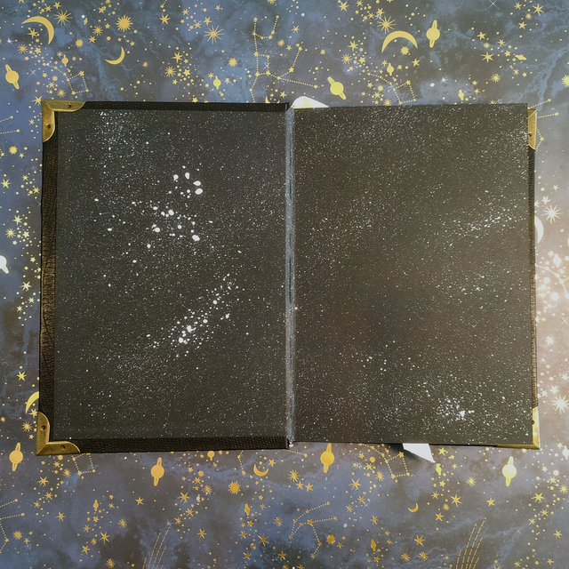 Grimoire cuir "Lune Noire"