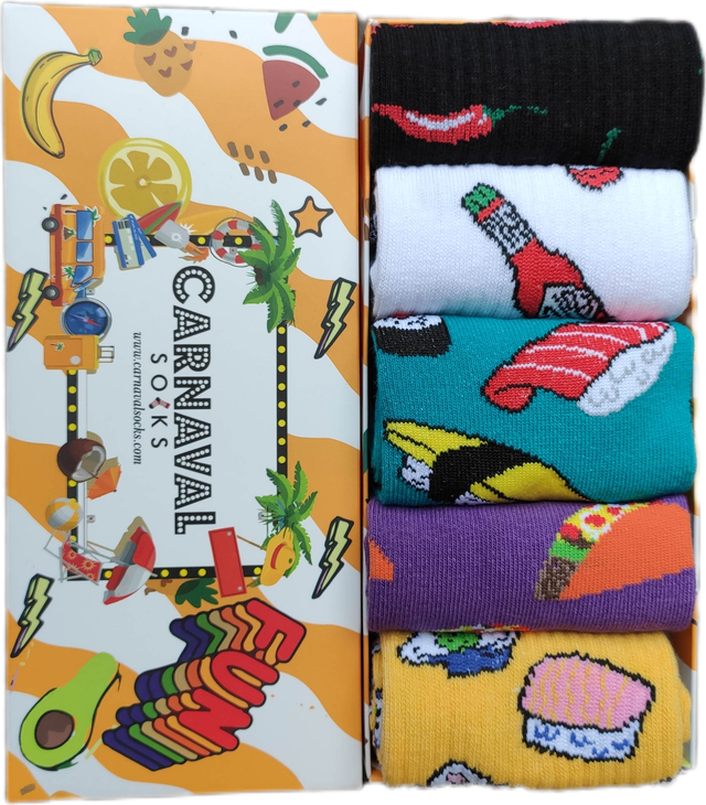 ZESTAW #15 Skarpetki 5 PAR 39-45 Kolorowe Śmieszne IDEALNE NA PREZENT!
