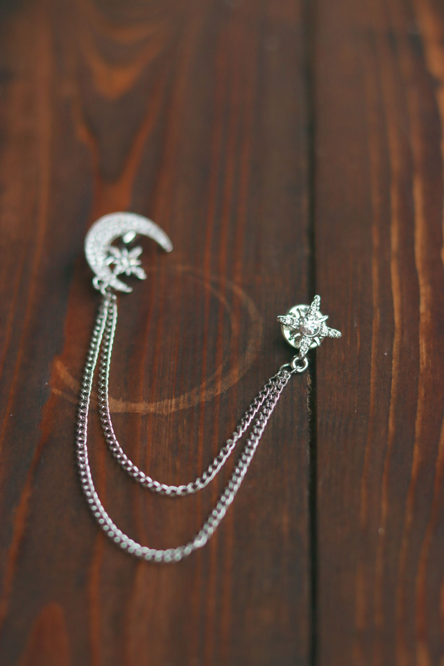 Broches • Moon & stars