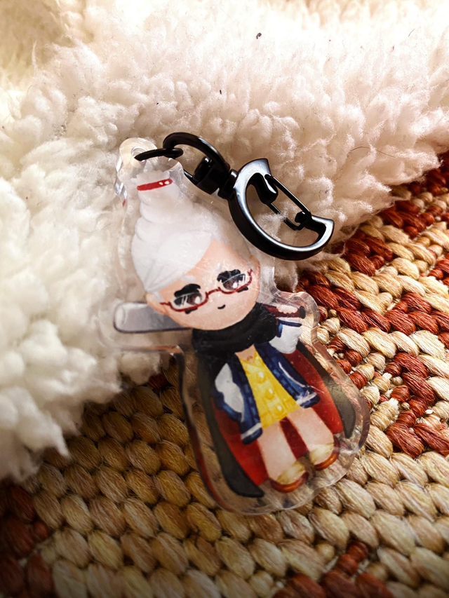 Feisty Grandma Acrylic Keychain
