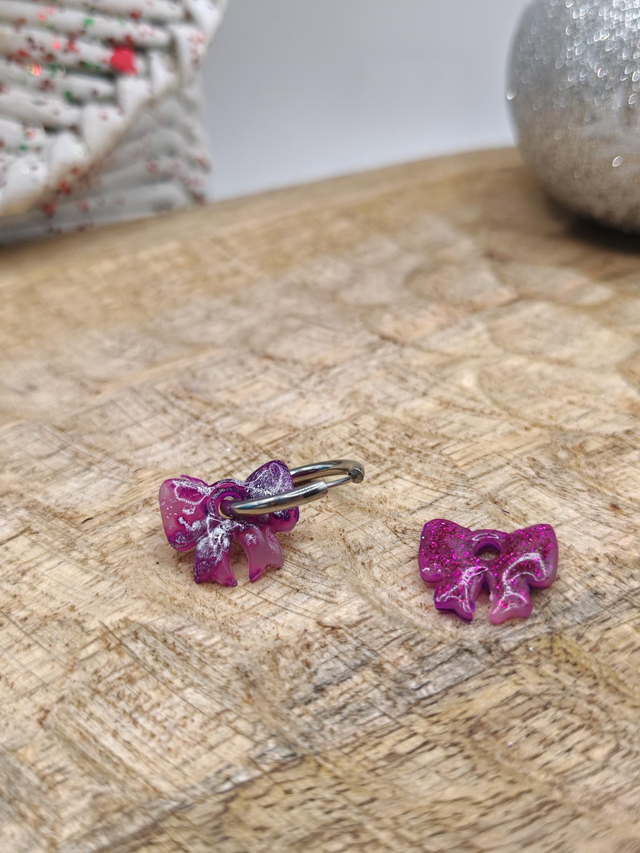 Mini CHOUPETTES Enfants Noeud Violettes