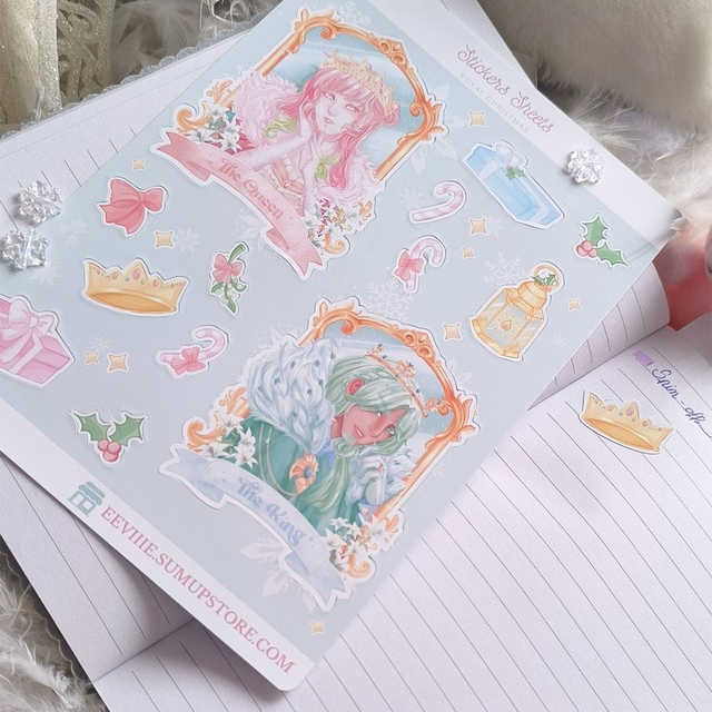  Planche de stickers - Royal Christmas