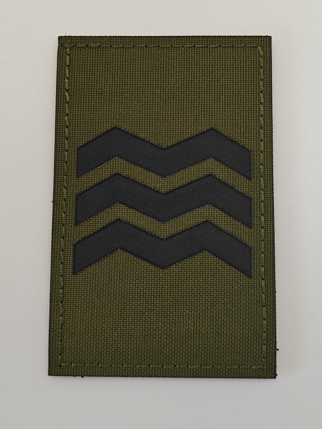 Sgt IR laser cut rank markings 