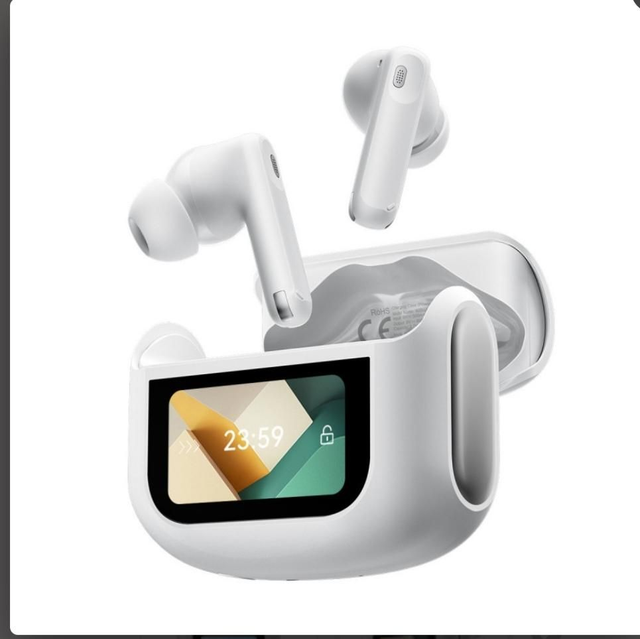 Blackview Airbuds 12 (Écran d'Affichage Tactile - Bluetooth 5.4) Blanc

