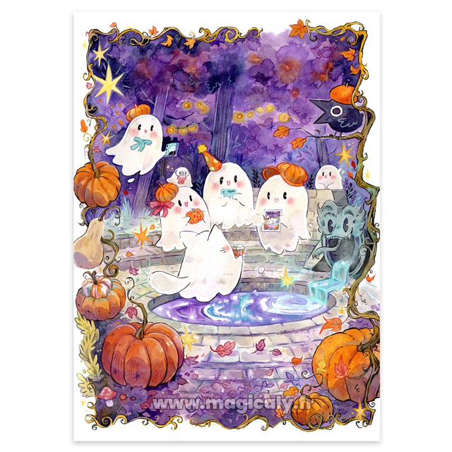 Carte illustrée • Fête d'automne