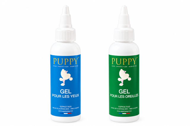 Lot Duo PUPPY – Gel pour les Yeux &amp; Gel pour les Oreilles