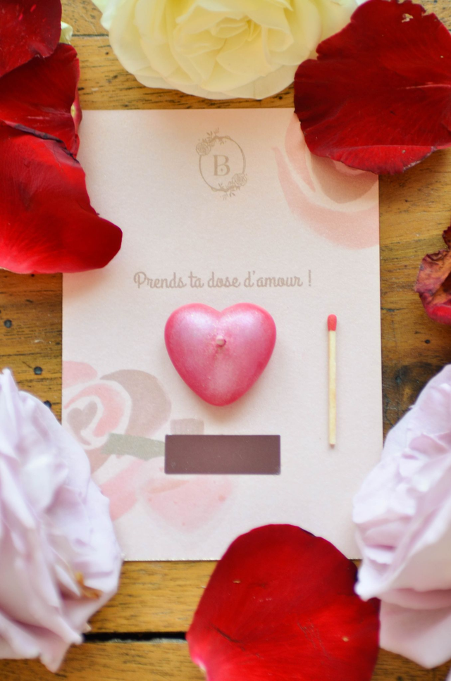 La carte qui s'enflamme 💌