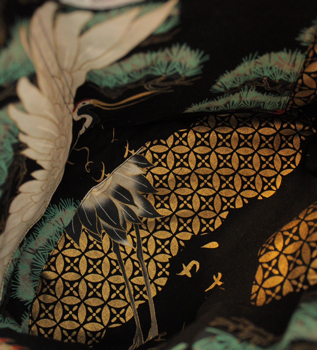Sac sceau en simili cuir noir tressé / Le petit atelier de Maya