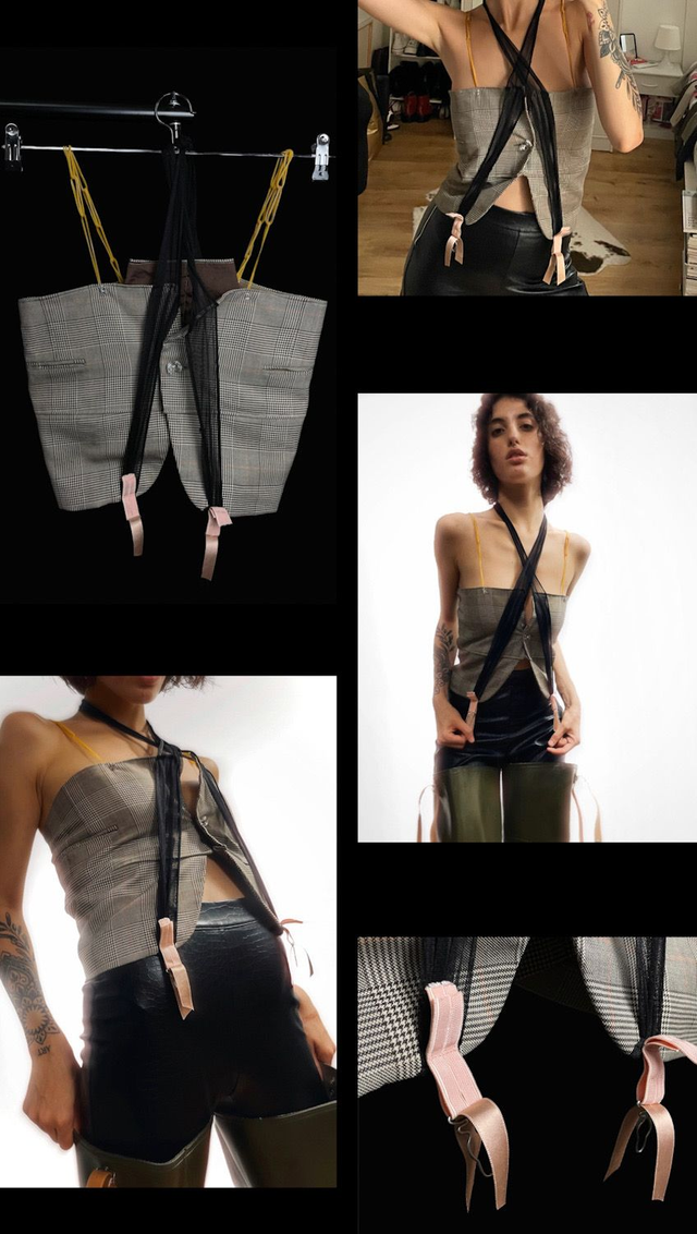 Bustier Upcycled - Albert(e) - S