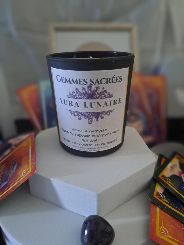 Bougie aura lunaire