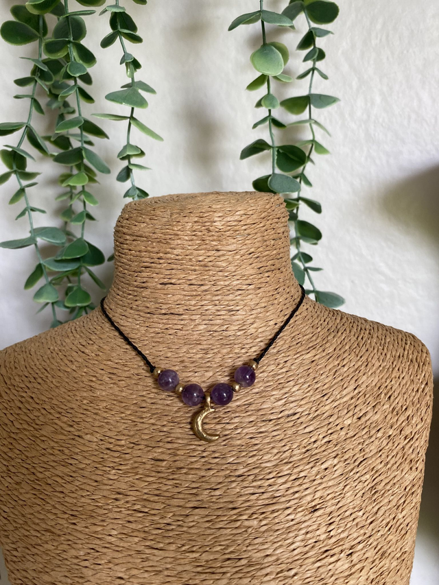 Collier MESSA AMÉTHYSTE - Personnalisable 