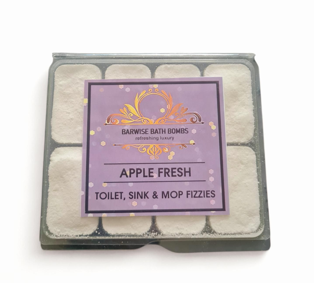 Fresh Apple Toilet Sink &amp; Mop Fizzies 