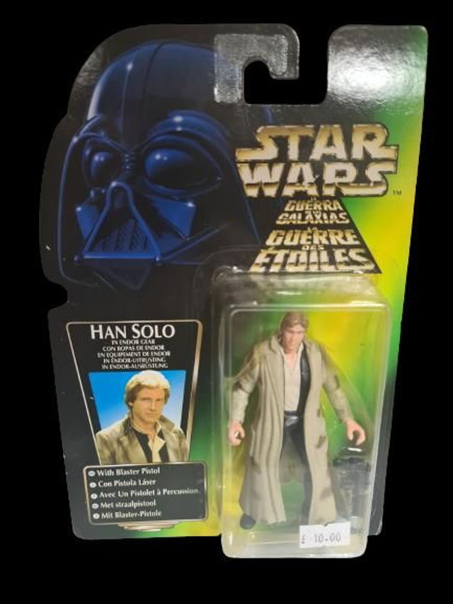 Star Wars Power of The Force Han Solo in Endor Gear
