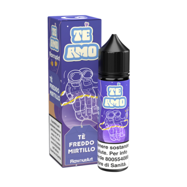 FLAVOURART Te Amo Tè Freddo Mirtillo SHOT 20/60 20ml EAN8058611839672