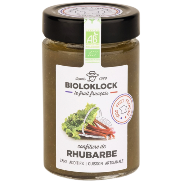 Confiture Rhubarbe Bio - 230g
