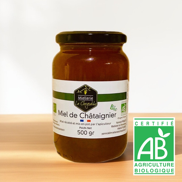 Miel de Châtaignier Bio - 500 gr