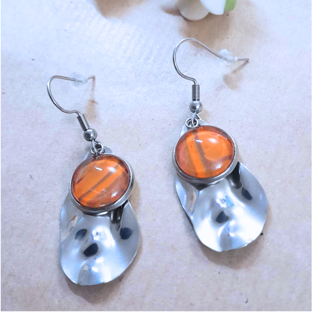 REFLETS D'AUTOMNE - Boucles d'oreilles - Métal argenté