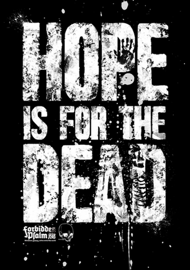 Hope is for the Dead: a Forbidden Psalm game HARDCOVER 