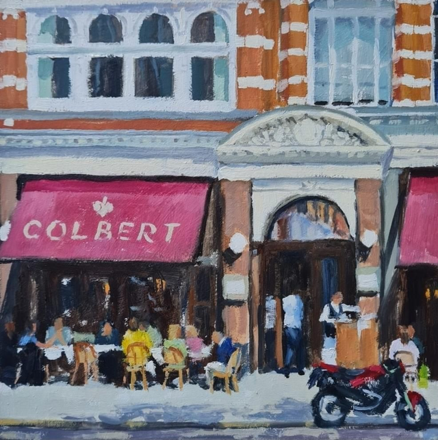 Print 'Diner's at Colbert's'