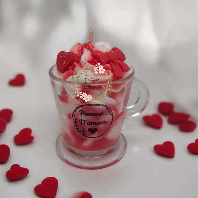 Bougie gourmande ST Valentin