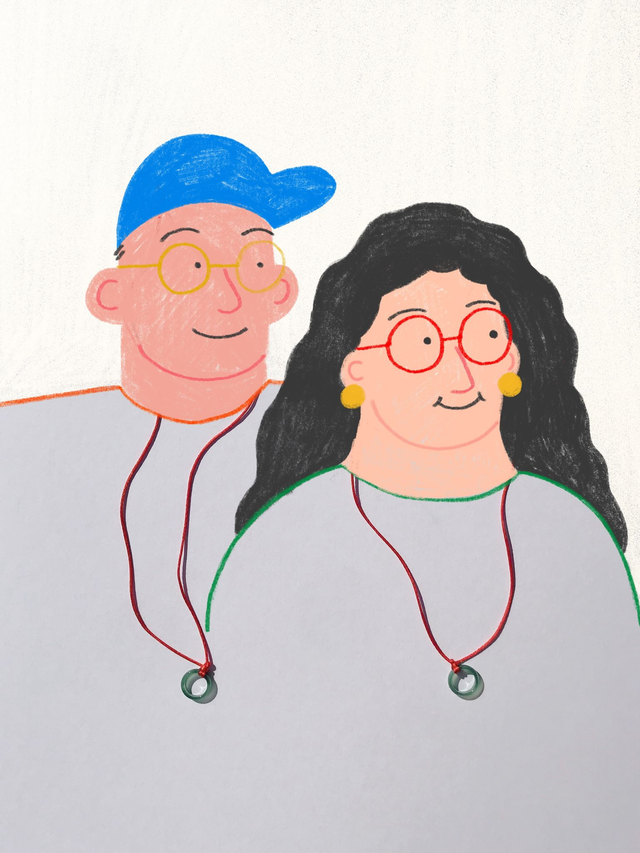 Jade Green Ring Necklace