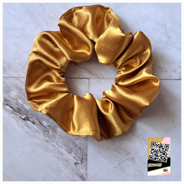 Chouchou, scrunchie en satin