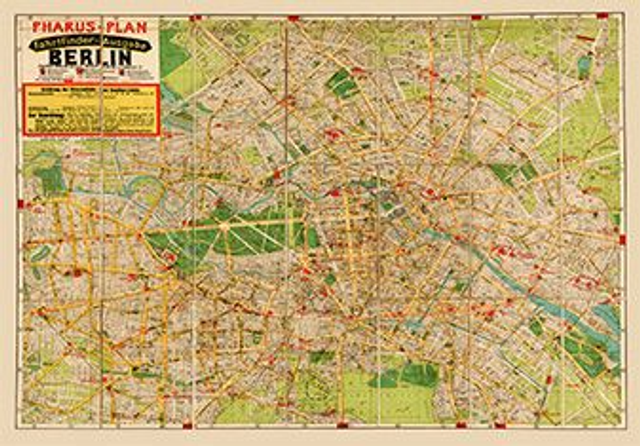 1922 Berlin Pharus Map A1