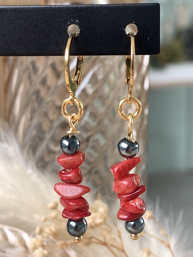Boucles d'oreilles Coralya