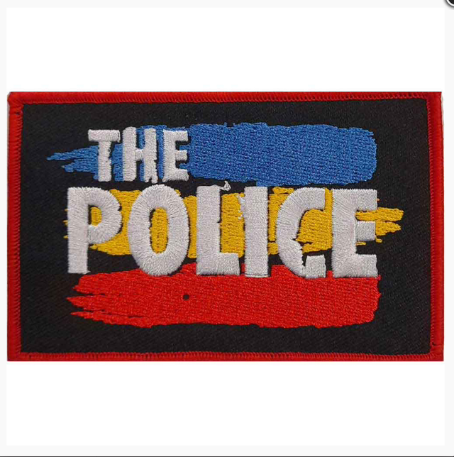 POLICE STANDARD PATCH: 3 STRIPES LOGO