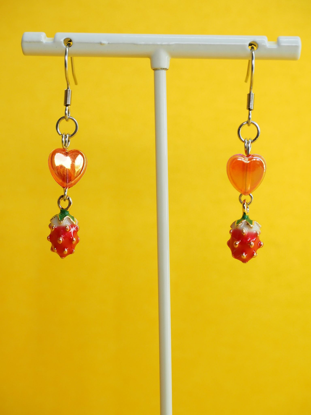 Strawberry Charm Earrings 