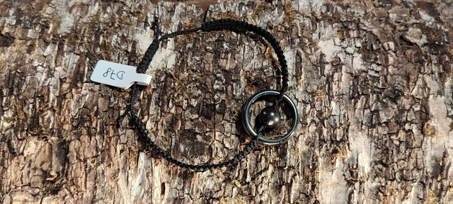 Bracelet macramé hématite ref.D78