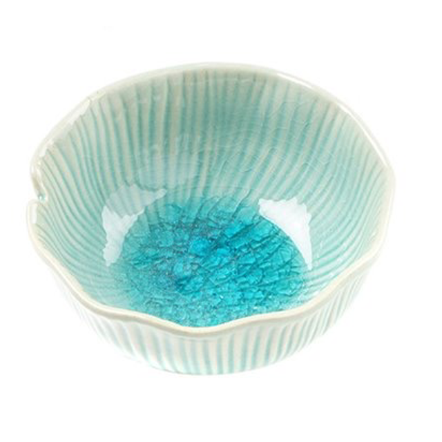 Bol Lotus Faience Bleue