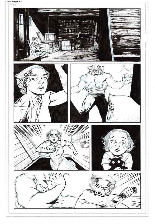 09/2025 - ThunderCats : Pumyra #1 Page 07 - ORIGINAL, A3 (11.7x16.5)