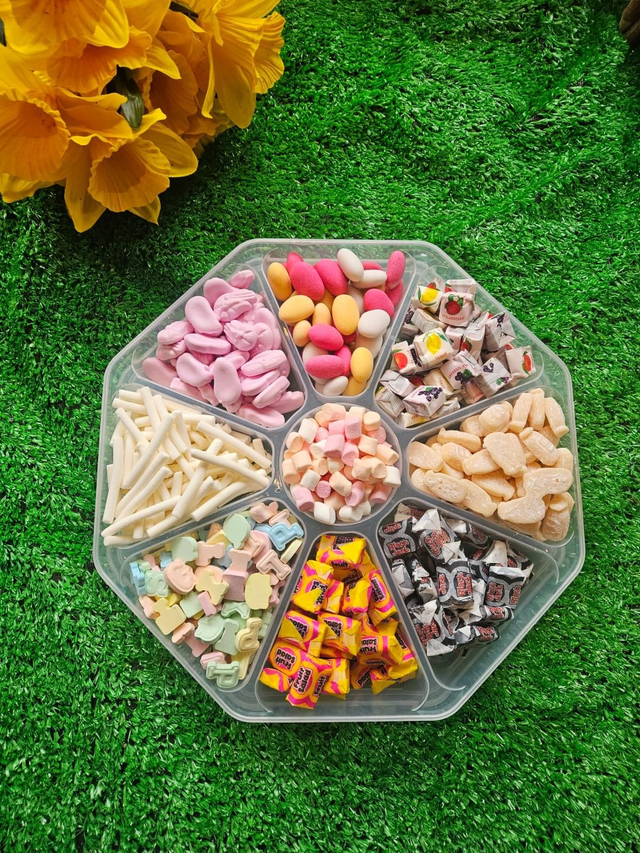 Retro luxury platter round 