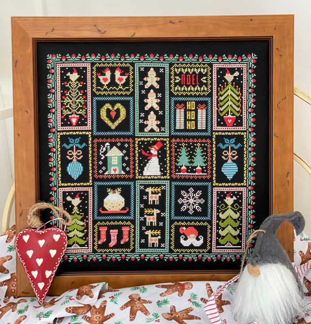 Ho Ho Ho Counted Cross Stitch Kit by Historical Sampler Company