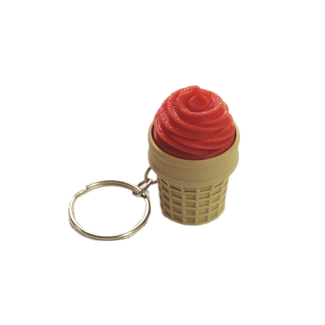 Ice Cream Clicker Keyring